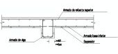 detalle de viga y losa maciza de hormigón armado