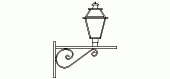 farola de anclaje en paramento