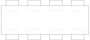 Mesa rectangular 8 sillas
