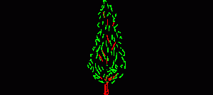 Alzado de árbol