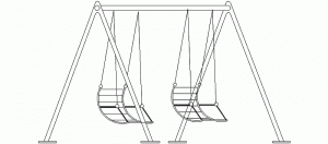 Columpio doble