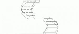 escalera de hormigón armado