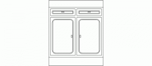 Mueble bajo de cocina