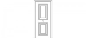 Puerta entrada a vivienda de 0,82×2,03 m.