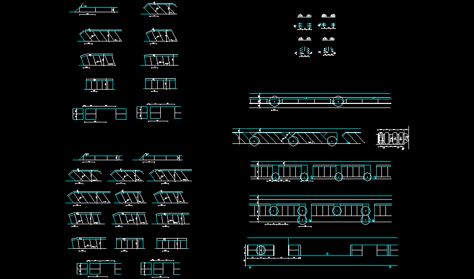 bloques autocad de aparcamientos