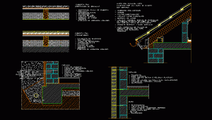 detalles constructivos, cubiertas, cerramientos cerámicos y de 			bloque