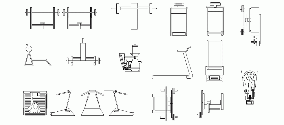 equipamiento deportivo y de gimnasio