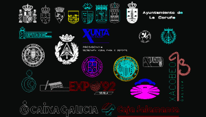 escudos de administraciones, universidades y sociedades