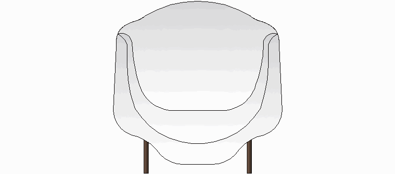 silla a color, tipo 1304