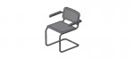 sillón Breuer, modelo B55 en 3 dimensiones