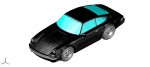 Porche 911 en 3d (3 dimensiones)