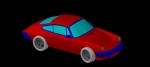 Porche 911 en 3d (3 dimensiones) modelo 02