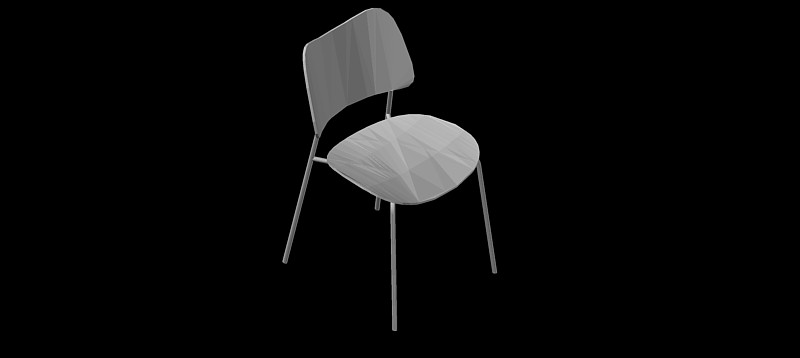 silla en 3d (3 dimensiones) modelo 06