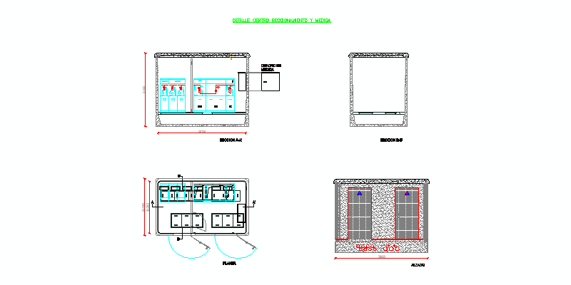 centro de seccionamiento y medida (armario prefabricado)
