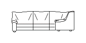 Conjunto de sofás DWG ✓ Faça o download do modelo de blocos do AutoCAD.