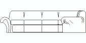 Conjunto de sofás DWG ✓ Faça o download do modelo de blocos do AutoCAD.