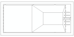 piscina en planta de dimensiones 10x5m