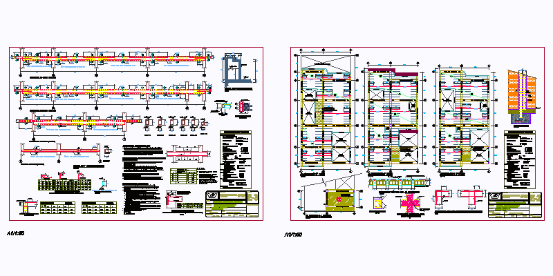 Plano de estructuras y detalles